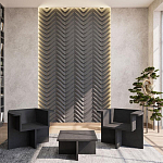 Гипсовая 3D Панель LOVE SPRUCE варинант исполнения - 1 | Loft Concept в Орле