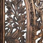 Ширма с  орнаментом ручная резьба Indian Antique Furniture варинант исполнения - 4 | Loft Concept в Орле
