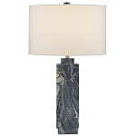 Настольная лампа с корпусом из серого мрамора Breathtaking View варинант исполнения - 3 | Loft Concept в Орле