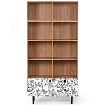 Широкий стеллаж с принтом Elise Rack варинант исполнения - 20 | Loft Concept в Орле