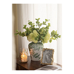 Ваза с зелеными цветочными и птичьими мотивами Vase Inspired by Nature варинант исполнения - 7 | Loft Concept в Орле