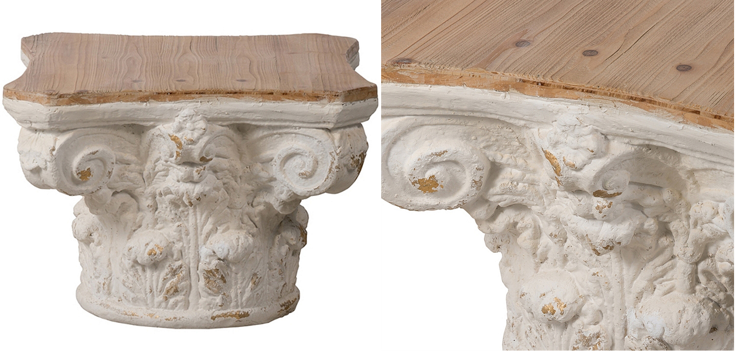 Приставной стол Ancient Roman Column Side Table Приставной стол Ancient Roman Column Side Table - Loft-Concept в Орле