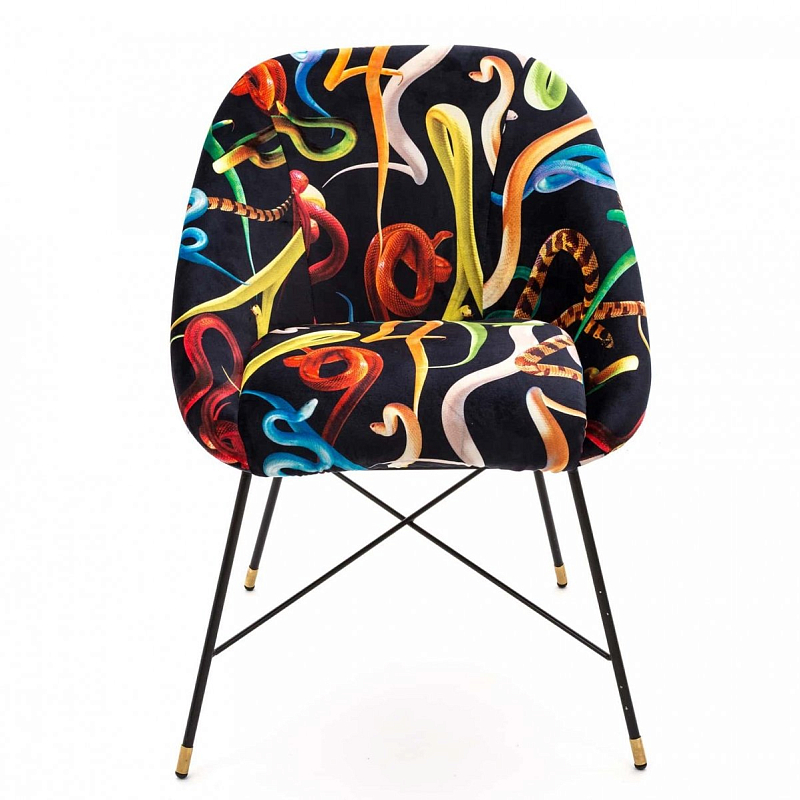 Кресло Seletti Padded Chair Snakes Мульти Черный Кресло Seletti Padded Chair Snakes Мульти Черный в Орле | Loft Concept