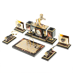 Настольный письменный набор из яшмы и долерита с декором в виде коня Manager Organizer варинант исполнения - 3 | Loft Concept в Орле