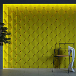 Гипсовая 3D Панель DRAGON SCALE - B варинант исполнения - 2 | Loft Concept в Орле