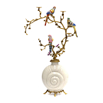 Подсвечник с декором из птиц на ветвях Birds of Paradise варинант исполнения - 1 | Loft Concept в Орле