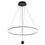 Светодиодная люстра Black LED Circle and Ball Lamp варинант исполнения - 2 | Loft Concept в Орле