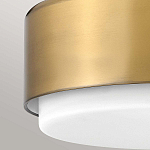 Потолочный светильник круглой формы с белым матовым плафоном Hinkley варинант исполнения - 2 | Loft Concept в Орле