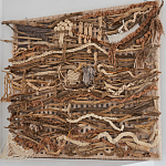 Большая Абстрактное Панно из веток и нитей Dryad Wall Art варинант исполнения - 1 | Loft Concept в Орле