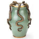Фарфоровая ваза с декоративными змеями Eden Garden варинант исполнения - 2 | Loft Concept в Орле