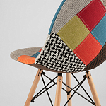 Стул с обивкой в технике пэчворк DSW варинант исполнения - 6 | Loft Concept в Орле