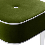 Квадратный мягкий пуф на белых ножках Winton Pouf Square варинант исполнения - 2 | Loft Concept в Орле