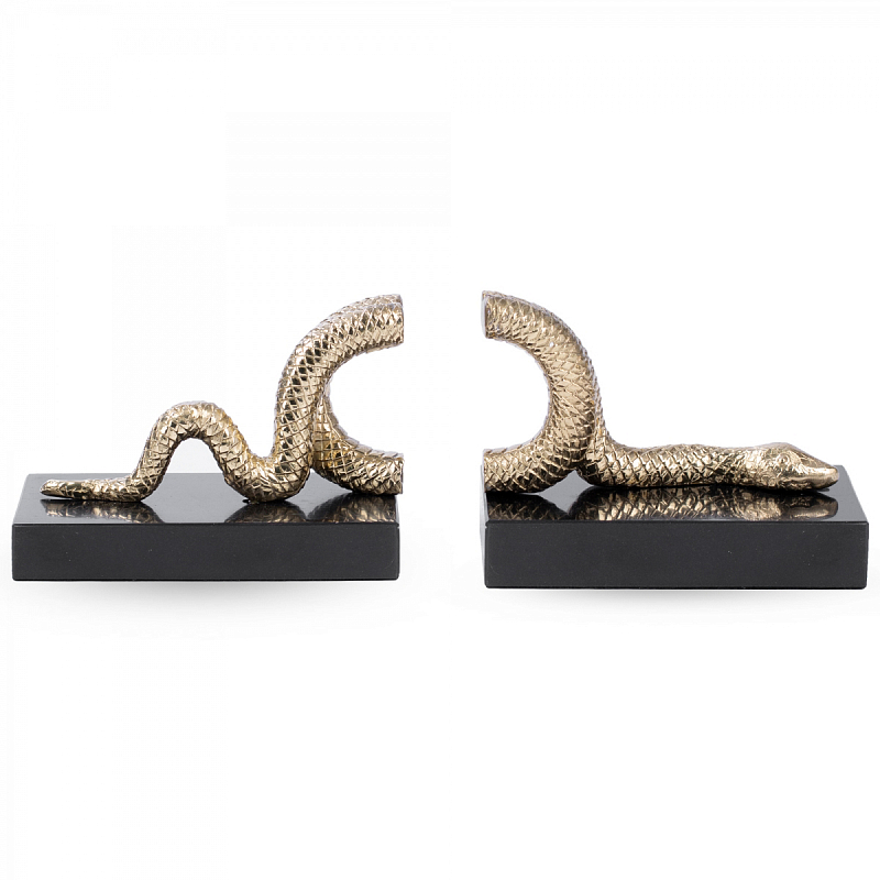 Держатель для книг Golden Snake Черный Золотой Держатель для книг Golden Snake Черный Золотой в Орле | Loft Concept