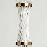 Подвесной светильник с цилиндрическим плафоном из прозрачных стеклянных трубок Nembus варинант исполнения - 7 | Loft Concept в Орле