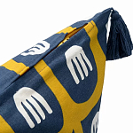 Чехол на подушку с двусторонним принтом и кисточками Ophelia Grove варинант исполнения - 3 | Loft Concept в Орле