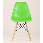 Пластиковый стул на ножках из массива бука Eames Light Green варинант исполнения - 4 | Loft Concept в Орле