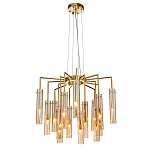 Люстра со стеклянными цилиндрическими плафонами Luminous Cylinders Amber варинант исполнения - 2 | Loft Concept в Орле