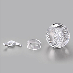 Настольная лампа с прозрачным шарообразным плафоном на цилиндрической подставке Crystal Globule варинант исполнения - 7 | Loft Concept в Орле