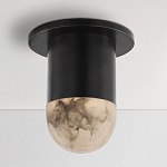 Потолочный светильник светодиодный с плафоном из натурального камня Purgatory варинант исполнения - 1 | Loft Concept в Орле