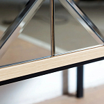 Шкаф с 2-мя зеркальными дверцами Serena Mirror Cabinet варинант исполнения - 5 | Loft Concept в Орле