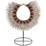 Этническое ожерелье из ракушек на подставке Ethnic Necklace Sharp Lacy Shells варинант исполнения - 1 | Loft Concept в Орле