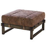 Пуф Duncan винтажная коричневая кожа  варинант исполнения - 2 | Loft Concept в Орле
