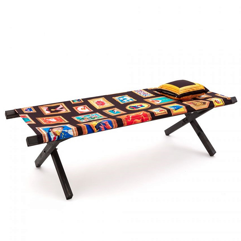 Шезлонг Seletti Poolbed Frames Черный Мульти Шезлонг Seletti Poolbed Frames Черный Мульти в Орле | Loft Concept