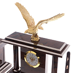 Настольный письменный набор из природного камня обсидиана с декором в виде орла Golden Eagle варинант исполнения - 2 | Loft Concept в Орле