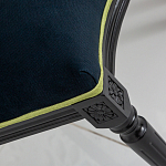 Стул чёрный из натурального бука с изображением птица в саду Blooming Red Birds варинант исполнения - 4 | Loft Concept в Орле