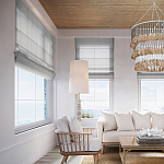 Люстра трехъярусная с декором из круглых деревянных бусин с кисточками Gray Brown Wooden Beads Chandelier варинант исполнения - 4 | Loft Concept в Орле