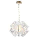 Люстра с крупными рельефным декором в виде лепестков 60 см Ethereal Bloom варинант исполнения - 3 | Loft Concept в Орле
