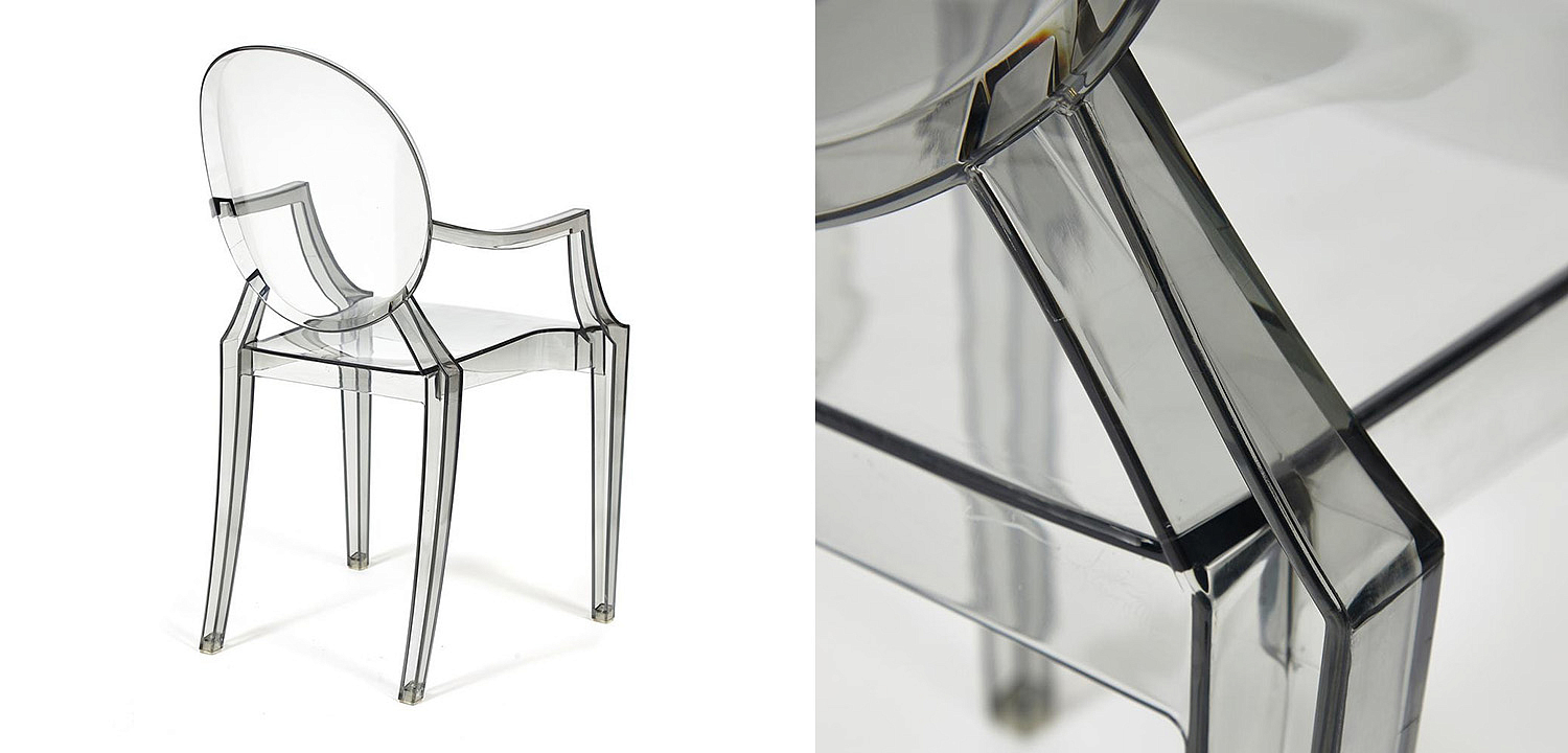 Стул Transparent Chair серый Стул Transparent Chair серый - Loft-Concept в Орле