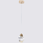 Подвесной светильник с хрустальным плафоном Esme Crystal Gold Hanging lamp варинант исполнения - 2 | Loft Concept в Орле