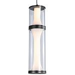 Подвесной светильник со стеклянным плафоном Trina Flask Black Hanging Lamp варинант исполнения - 3 | Loft Concept в Орле
