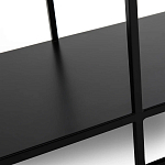 Ступенчатый стеллаж Menzie Steps Metal Rack Black варинант исполнения - 4 | Loft Concept в Орле