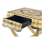 Приставной столик с ящиком в стиле ретро Vintage Rustic Tablecloth варинант исполнения - 3 | Loft Concept в Орле