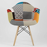 Стул с обивкой в стиле Patchwork варинант исполнения - 2 | Loft Concept в Орле