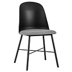 Стул из прочного пластика на металлическом основании Anora Black варинант исполнения - 1 | Loft Concept в Орле