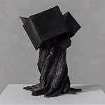 Скульптура «Окаменелый рост», Черный объект варинант исполнения - 1 | Loft Concept в Орле