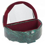 Шкатулка с мозаикой из натурального камня змеевик Stone Casket варинант исполнения - 2 | Loft Concept в Орле