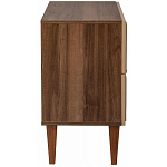 Тумба прикроватная бежевая из массива бука с 2-мя ящиками Wenge Light варинант исполнения - 3 | Loft Concept в Орле