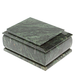 Шкатулка с зеркалом из натурального камня змеевик Stone Casket варинант исполнения - 5 | Loft Concept в Орле