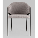 Стул Brace букле серый варинант исполнения - 4 | Loft Concept в Орле