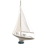 Деревянная статуэтка в виде парусника Sailboat Statuette варинант исполнения - 2 | Loft Concept в Орле