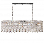 Люстра овальная с хрустальными подвесками Roul Crystal Light варинант исполнения - 6 | Loft Concept в Орле