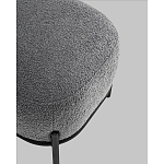 Пуф Стоун букле Fluffy темно-серый варинант исполнения - 3 | Loft Concept в Орле