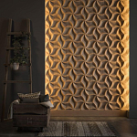 Гипсовая 3D панель с принтографией PM-46 варинант исполнения - 2 | Loft Concept в Орле