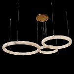 Люстра с 3-мя кольцами из натурального камня Minerals of Light варинант исполнения - 2 | Loft Concept в Орле