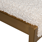 Стул барный букле бежевый с каркасом цвета матовое золото Tactility варинант исполнения - 3 | Loft Concept в Орле