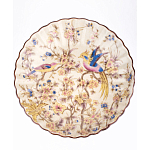 Чаша с цветочным орнаментом на ножке в виде бронзового ангела Eden Garden варинант исполнения - 4 | Loft Concept в Орле